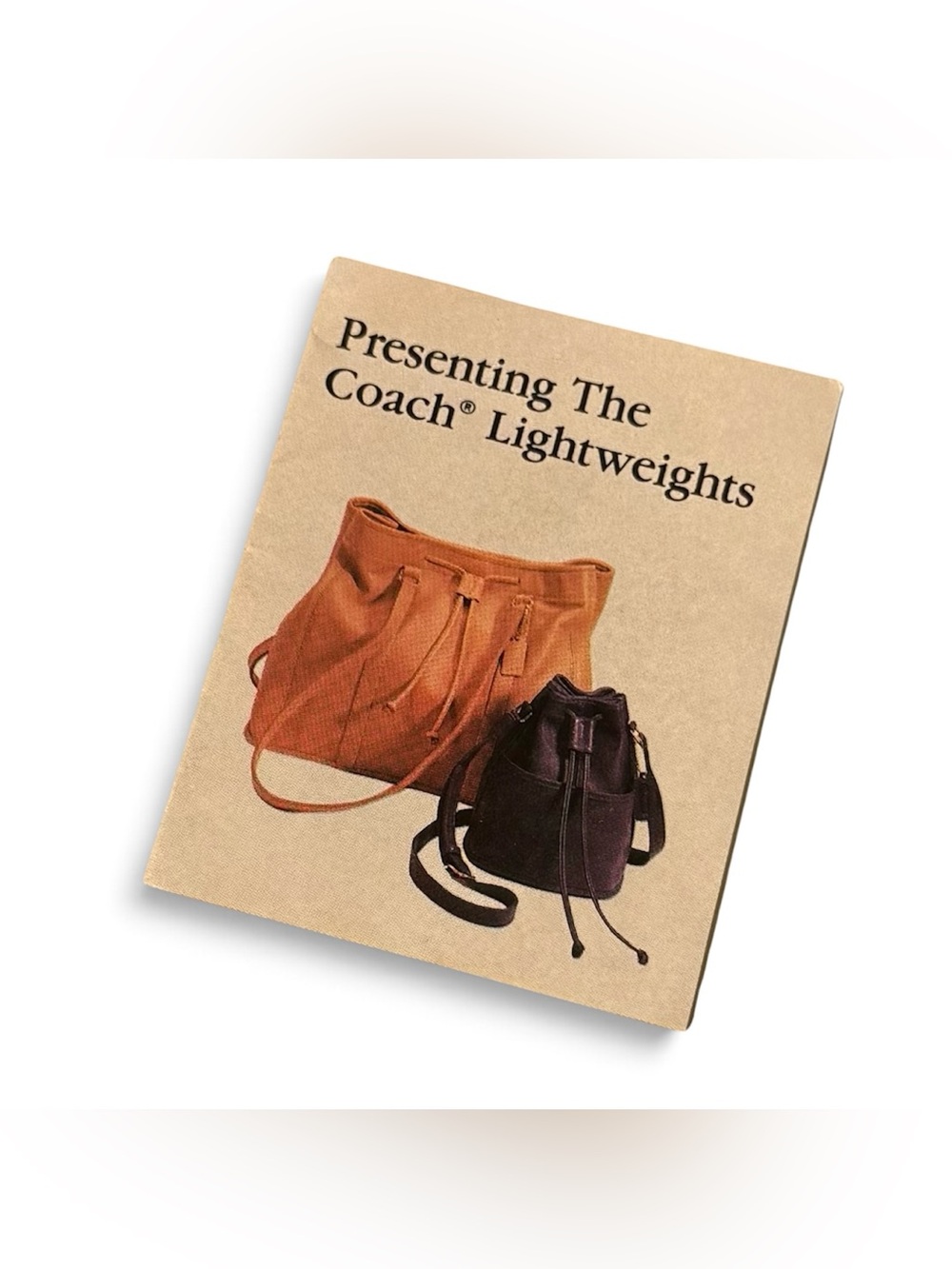 Vintage 1988 Coach Lightweights Introduction Pull-Out Pamphlet